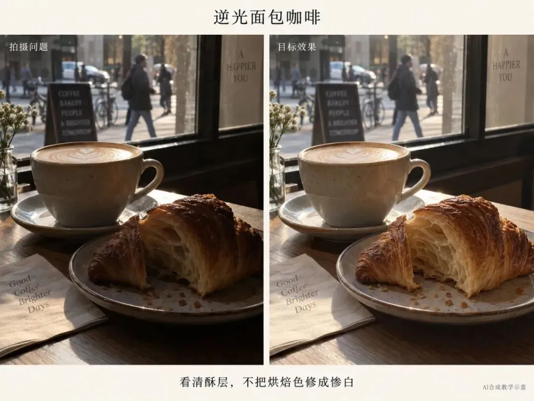补充案例|逆光面包咖啡
