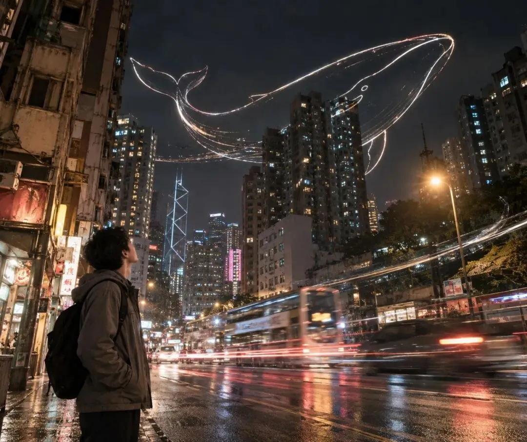 霓虹长成一只小动物