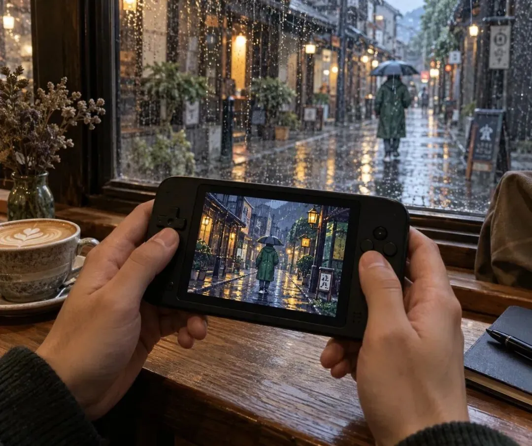 下雨天的掌机游戏