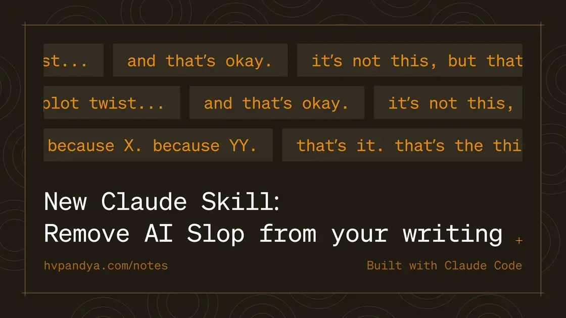 Stop Slop 去除 AI 写作味 preview