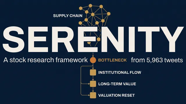 白毛股神Serenity投资思维框架