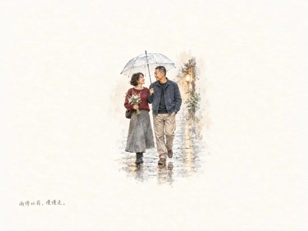 淡彩雨巷伴侣生成结果