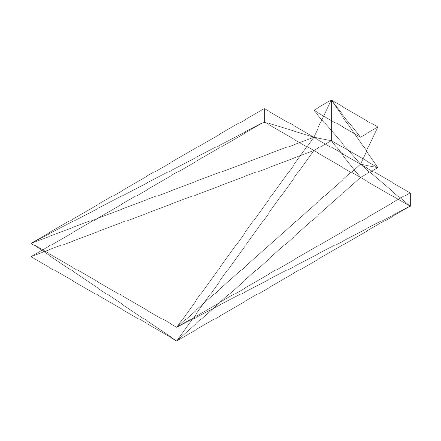 CAD 提取等轴测投影