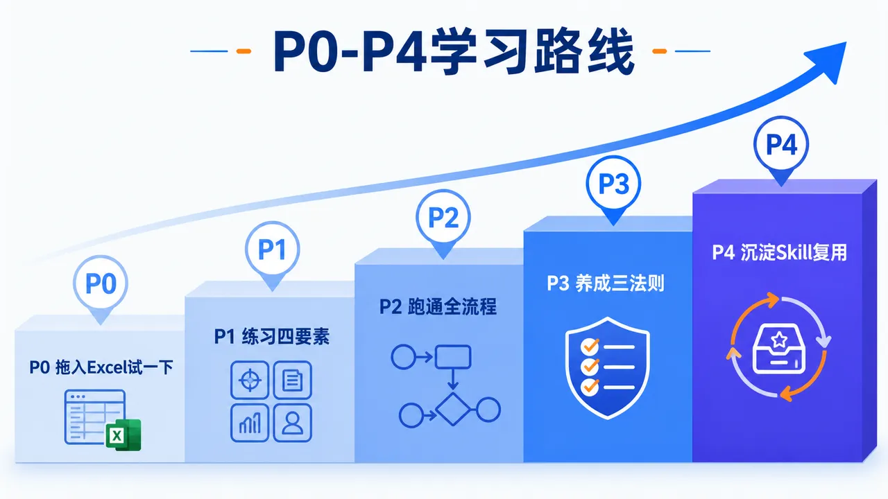 P0-P4 学习路线阶梯图