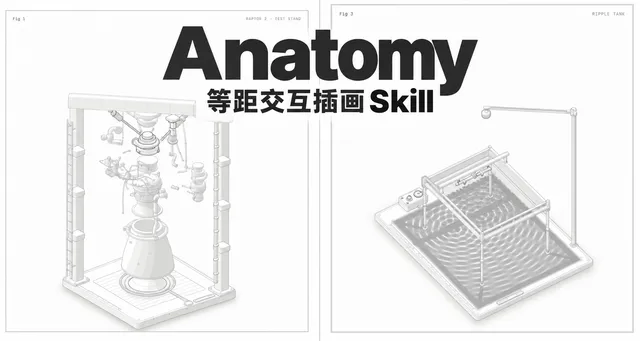 Anatomy 等距交互插画（anatomy）