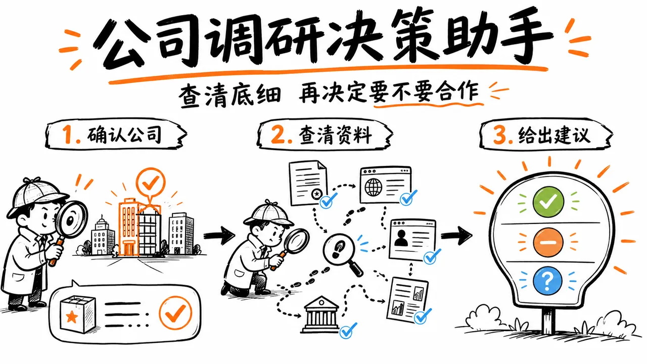 企业调研与供应商尽调 preview