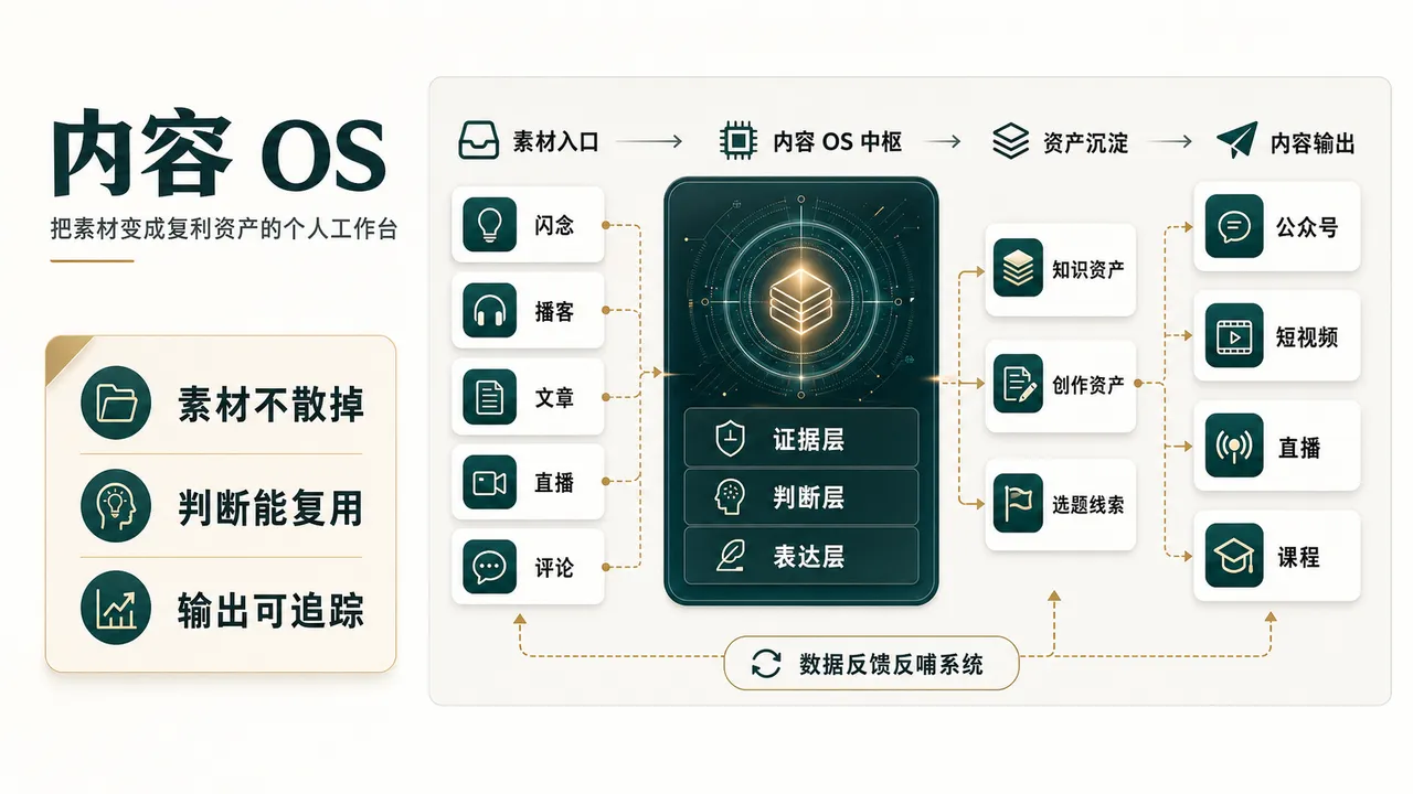 内容 OS 核心价值能力图(原图)