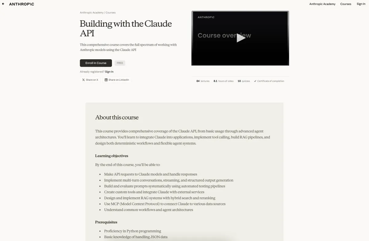 Claude API 构建