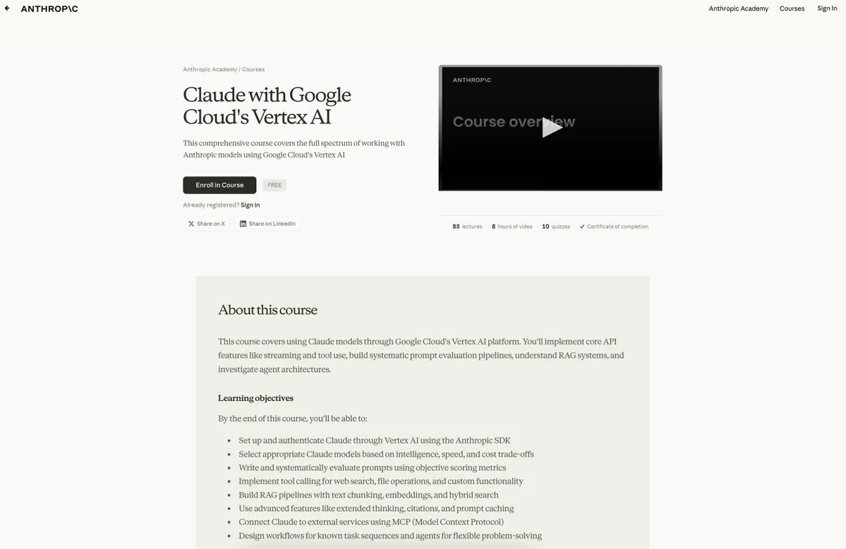 Google Vertex AI 上的 Claude